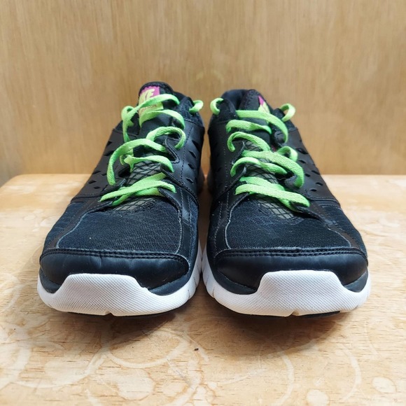 Nike Flex Run 2013 580440-009 Women's US 11 Black Pink Running Shoes EUC - Picture 4 of 9